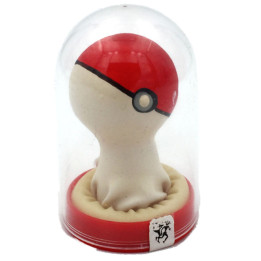 CONDOMERIE - PRESERVATIVO DECORATIVO PINTADO A MANO POKEBOLA ROJO-BLANCO | VibraZon