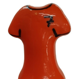 CONDOMERIE - PRESERVATIVO DECORATIVO PINTADO A MANO CAMISA NARANJA | VibraZon