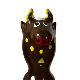 CONDOMERIE - PRESERVATIVO DECORATIVO PINTADO A MANO TORO NEGRO MODELO 2 | VibraZon