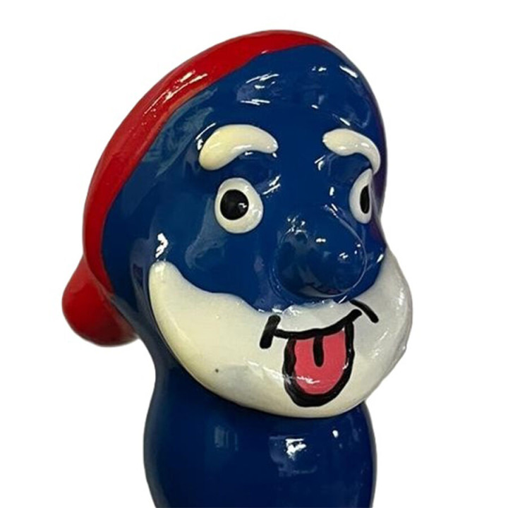 CONDOMERIE - PRESERVATIVO DECORATIVO PINTADO A MANO ABUELO AZUL | VibraZon