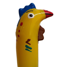 CONDOMERIE - PRESERVATIVO DECORATIVO PINTADO A MANO GALLO MODELO XL | VibraZon