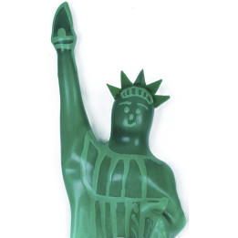 CONDOMERIE - PRESERVATIVO DECORATIVO PINTADO A MANO ESTATUA DE LA LIBERTAD MODELO XL | VibraZon