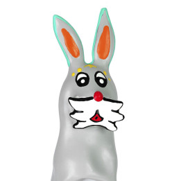 CONDOMERIE - PRESERVATIVO DECORATIVO PINTADO A MANO CONEJITO XL | VibraZon