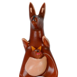 CONDOMERIE - PRESERVATIVO DECORATIVO PINTADO A MANO CANGURO MODELO XL | VibraZon