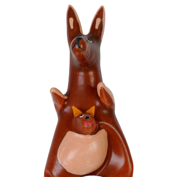 CONDOMERIE - PRESERVATIVO DECORATIVO PINTADO A MANO CANGURO MODELO XL | VibraZon
