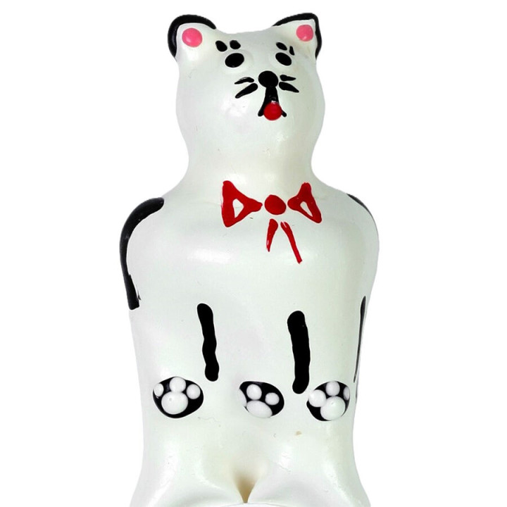 CONDOMERIE - PRESERVATIVO DECORATIVO PINTADO A MANO GATO MODELO XL | VibraZon