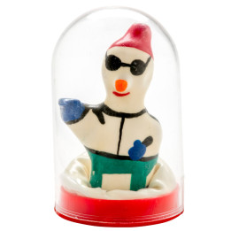 CONDOMERIE - PRESERVATIVO DECORATIVO PINTADO A MANO SNOWBOARD XL | VibraZon