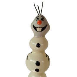 CONDOMERIE - PRESERVATIVO DECORATIVO PINTADO A MANO LINDO MUÑECO DE NIEVE XL | VibraZon