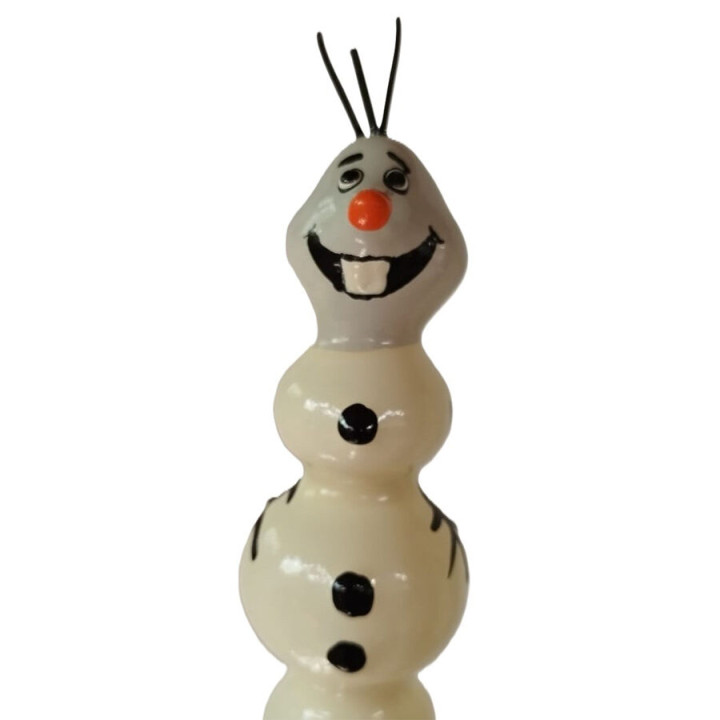 CONDOMERIE - PRESERVATIVO DECORATIVO PINTADO A MANO LINDO MUÑECO DE NIEVE XL | VibraZon