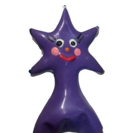 CONDOMERIE - PRESERVATIVO DECORATIVO PINTADO A MANO ESTRELLA FELIZ XL | VibraZon