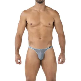 C4MSPX06 Tanga Brasileño Mesh Grey de Cut4Men