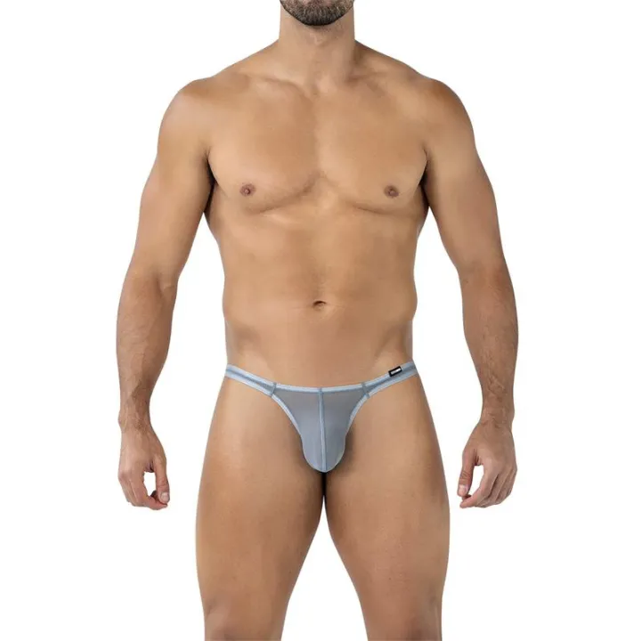 C4MSPX06 Tanga Brasileño Mesh Grey de Cut4Men