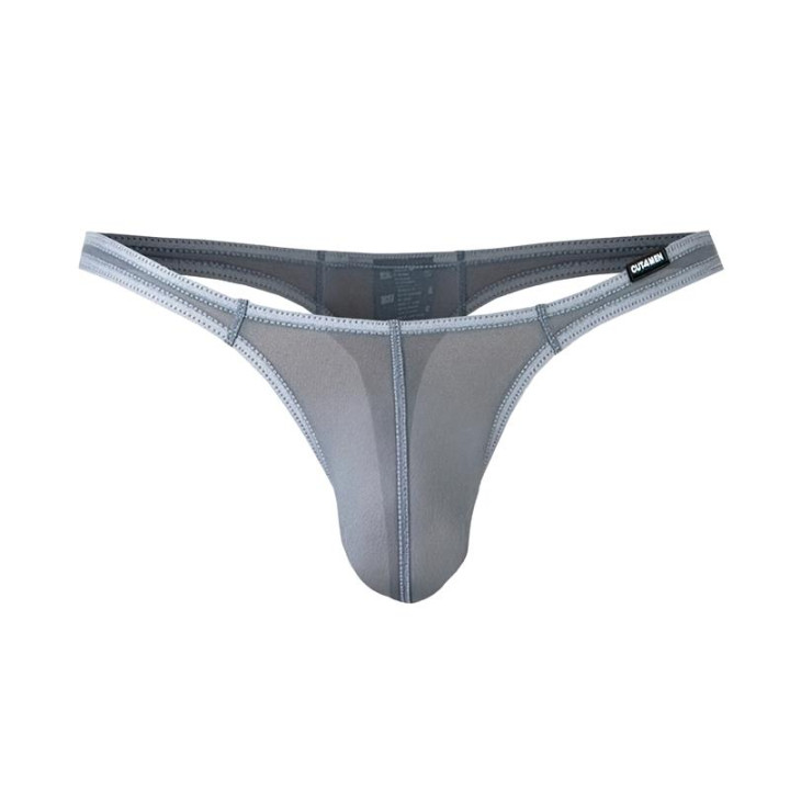 C4MSPX06 Tanga Brasileño Mesh Grey de Cut4Men | VibraZon