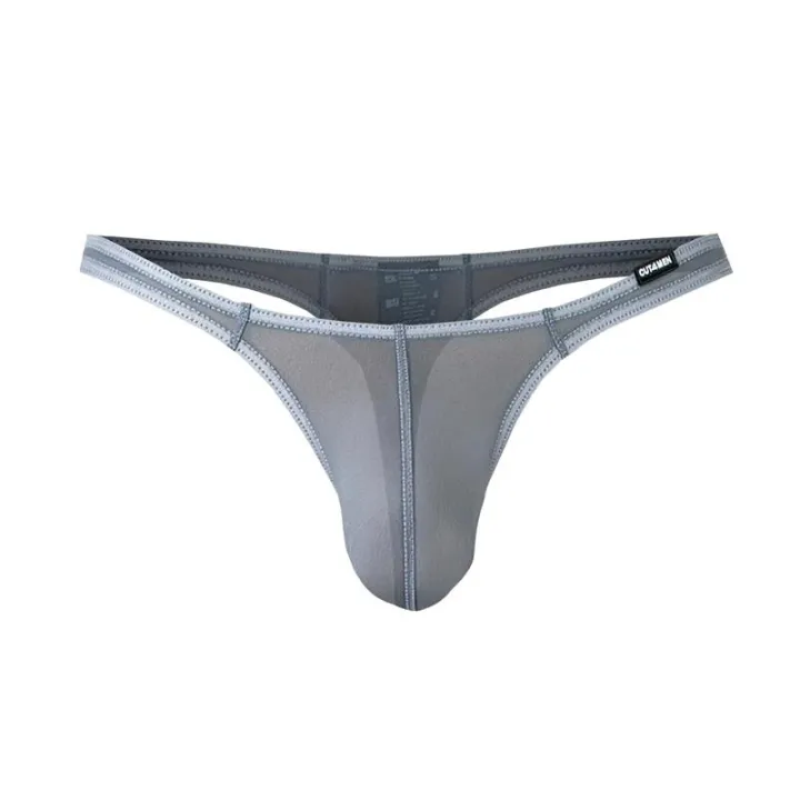C4MSPX06 Tanga Brasileño Mesh Grey de Cut4Men