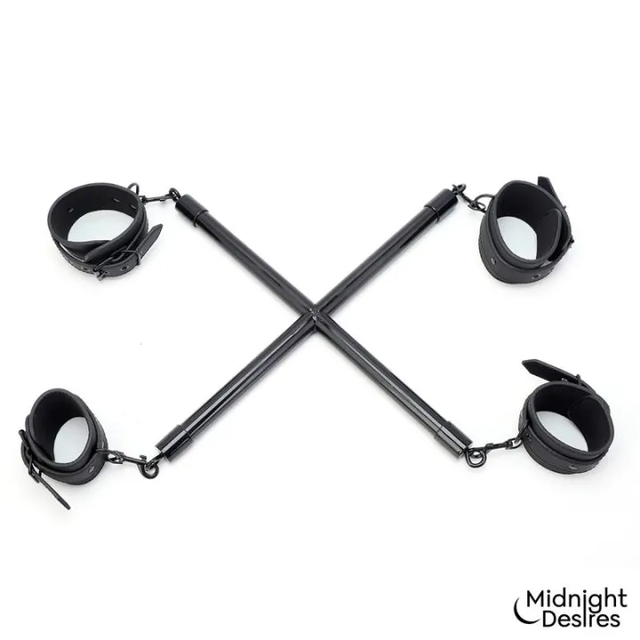Barra Rígida con Esposas de Midnight Desires