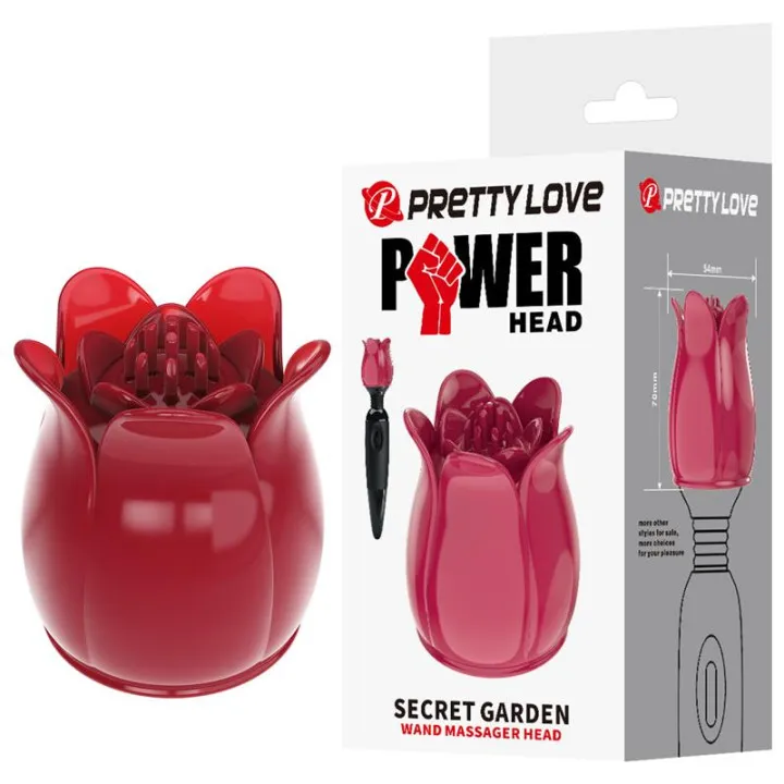 Flower Wand Cabezal para Masajeador Power Wand de Prettylove