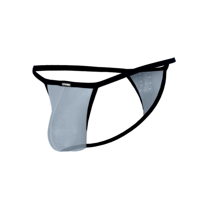 C4MSPX17 Mini Tanga Kini Mesh Grey de Cut4Men | VibraZon