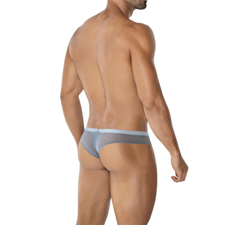 C4MSPX22 Calzoncillo Hybrid Cheeky Brief Mesh Grey de Cut4Men | VibraZon