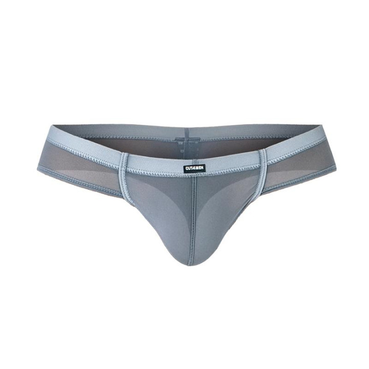 C4MSPX22 Calzoncillo Hybrid Cheeky Brief Mesh Grey de Cut4Men | VibraZon
