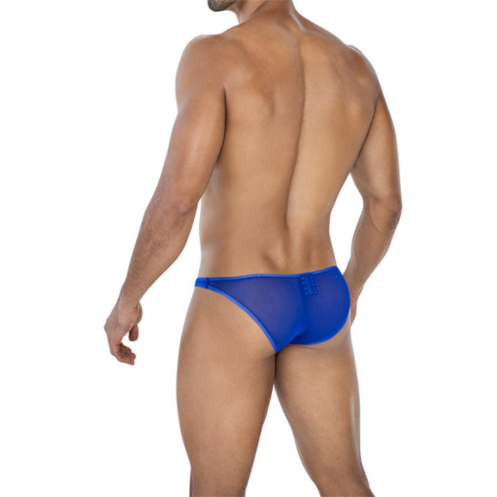C4MSPXBUL01 Calzoncillo Tiro Bajo Mesh Electric Blue de Cut4Men | VibraZon