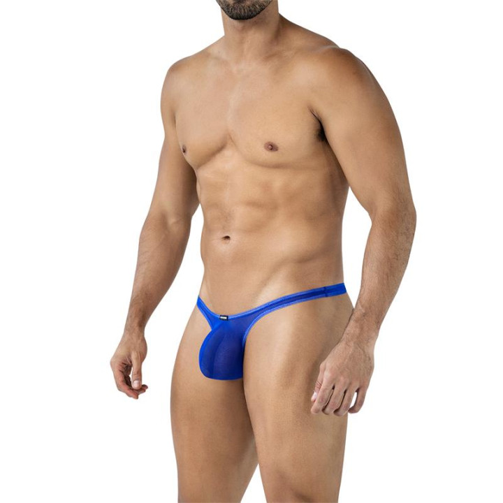 C4MSPXBUL04 Tanga Plus Mesh Electric Blue de Cut4Men | VibraZon