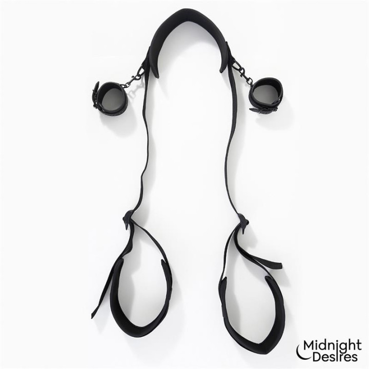 Set de Restricciones con Sujeción para el Cuello de Midnight Desires | VibraZon