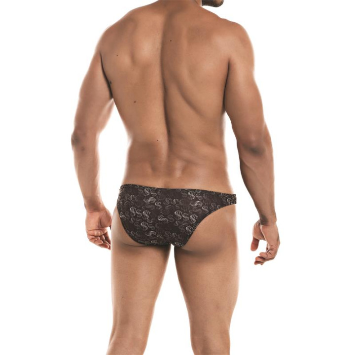 Slip Bikini de Corte Bajo Provocative Dollar de Cut4Men | VibraZon