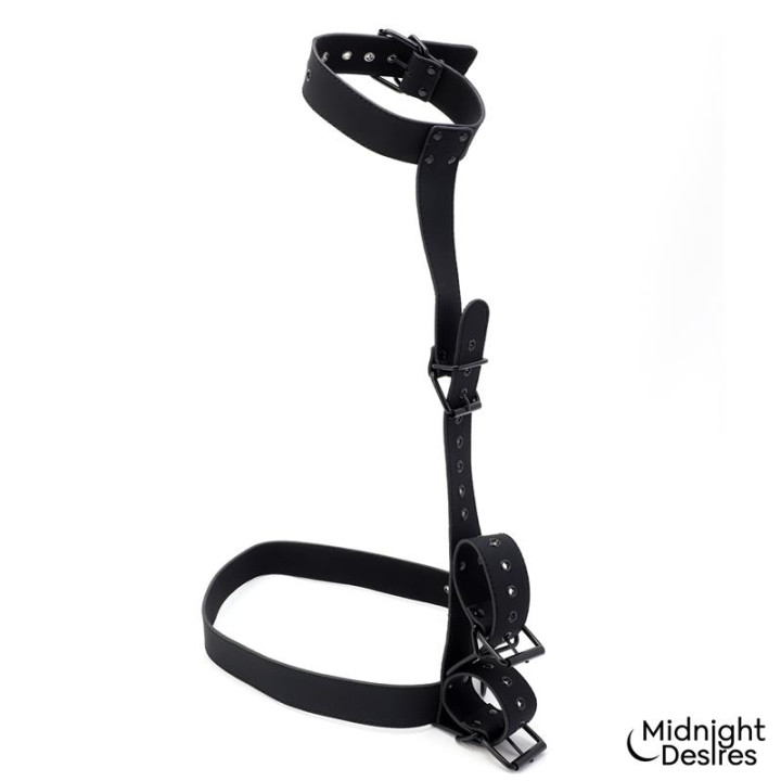 Set de Restricciones con Collar y Esposas de Midnight Desires | VibraZon