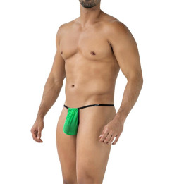 C4MSPX04 Tanga Fluo Pouch Verde de Cut4Men | VibraZon