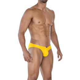 C4MSPX01 Calzoncillo Micro Brief Amarillo de Cut4Men | VibraZon