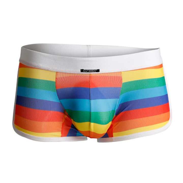 C4M06 Athletic Trunk Arcoiri Rainbow de Cut4Men | VibraZon