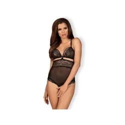838-TED-1 Bodysuit Negro de Obsessive