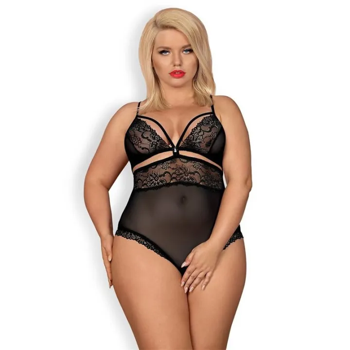 838-TED-1 Bodysuit Negro de Obsessive