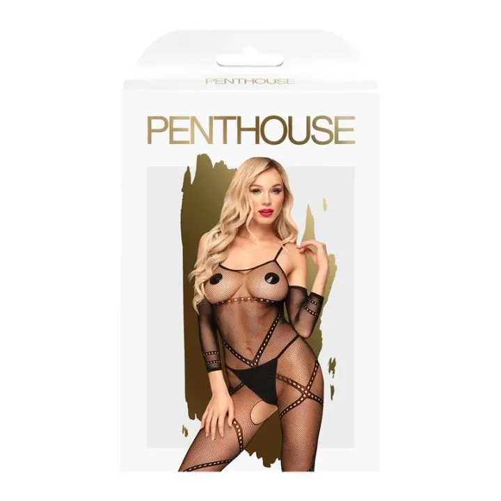 Bodystocking Under Arrest Black de Penthouse