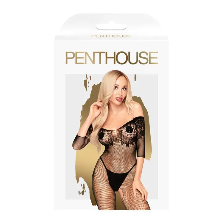 Bodystocking High Profile Negro de Penthouse