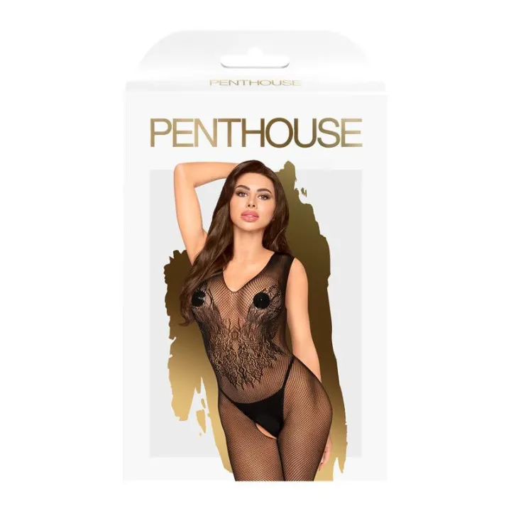 Bodystocking Wild Catch Negro de Penthouse