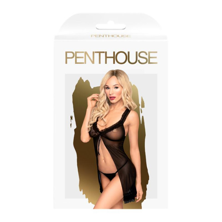 Chemise After Sunset Negro de Penthouse | VibraZon