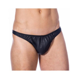 Slips de Cuero Color NEgro de Bondage Play | VibraZon