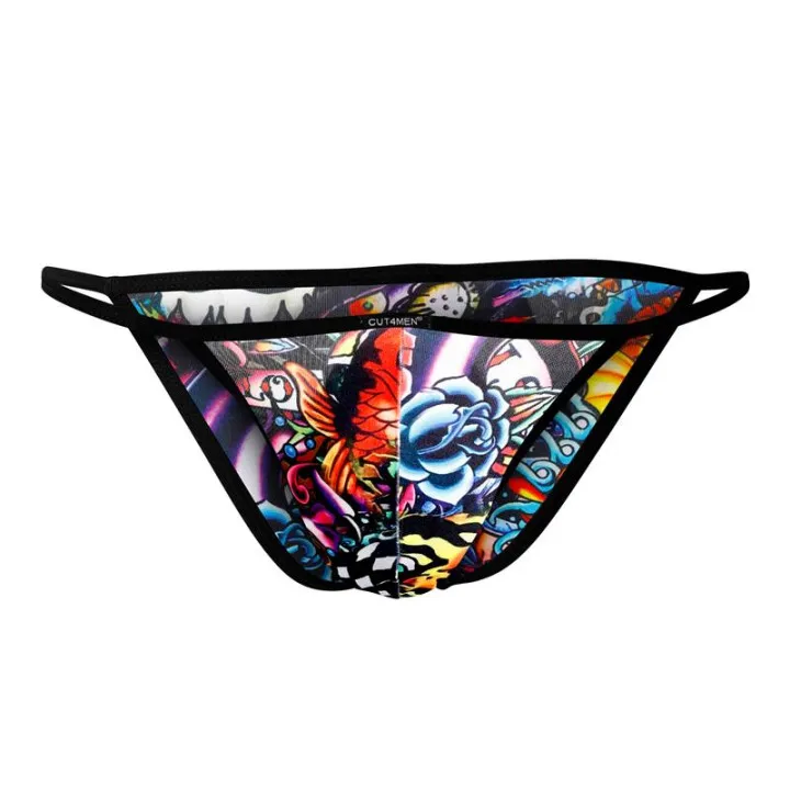 C4M12 Briefkini Tattoo de Cut4Men