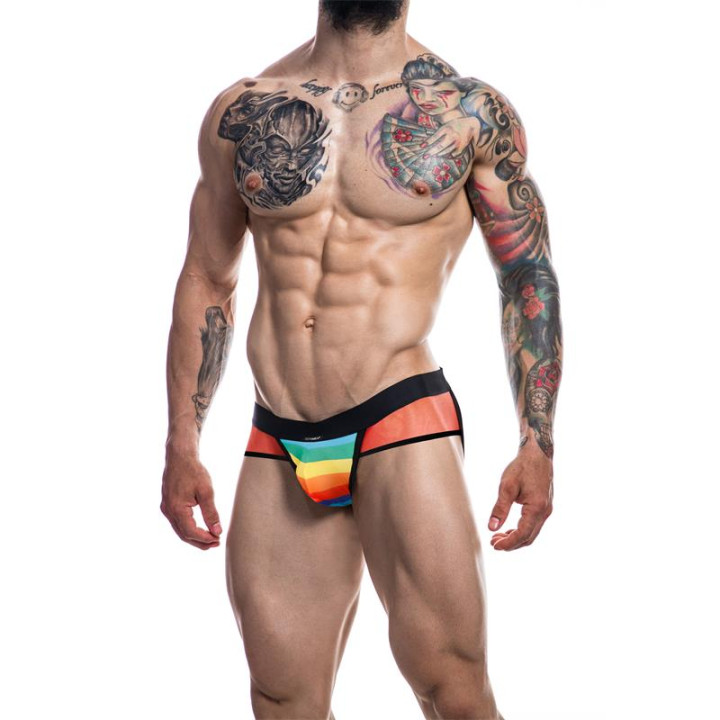 C4M13 Suspensorio Jockstrap Arcoiris Rainbow de Cut4Men | VibraZon