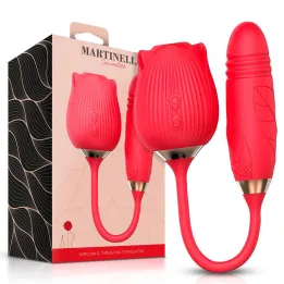 Rosa con Succión con huevo con Thrusting USB