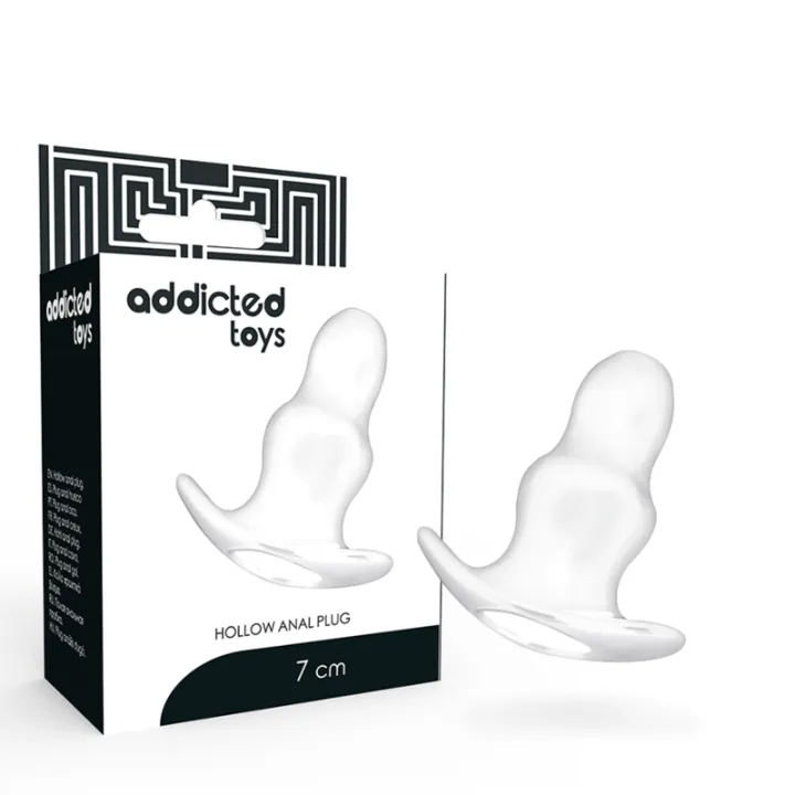 ADDICTED JUGUETES - DILATADOR ANAL PEQUEÑO 7 CM - TRANSPARENTE