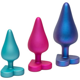 ROMP - LUSTER KIT DE ENTRENAMIENTO ANAL S/M/L CON BASE EN FORMA DE CORAZÓN | VibraZon