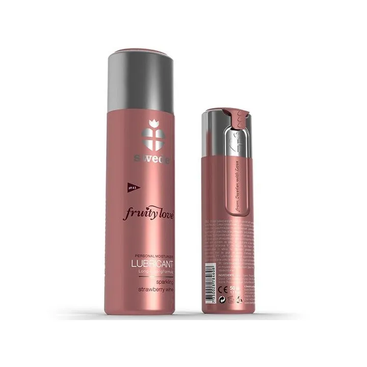 SWEDE - FRUITY LOVE LUBRICANTE FRESAS CON CHAMPAGNE 100 ML