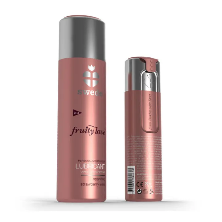 SWEDE - FRUITY LOVE LUBRICANTE FRESAS CON CHAMPAGNE 50 ML