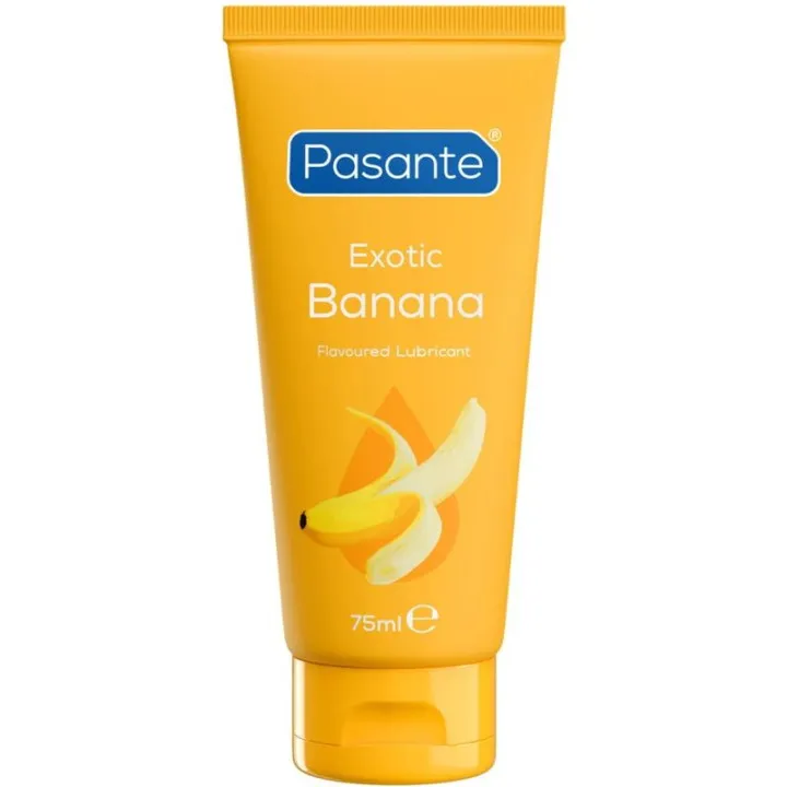 PASANTE - LUBRICANTE SABOR PLATANO A BASE DE AGUA 75 ML