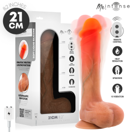 MR INTENSE - BRADLEY DILDO VIBRADOR SILICONA CON EFECTO CALOR Y CONTROL REMOTO 21 CM -Ø- 4.2 CM | VibraZon