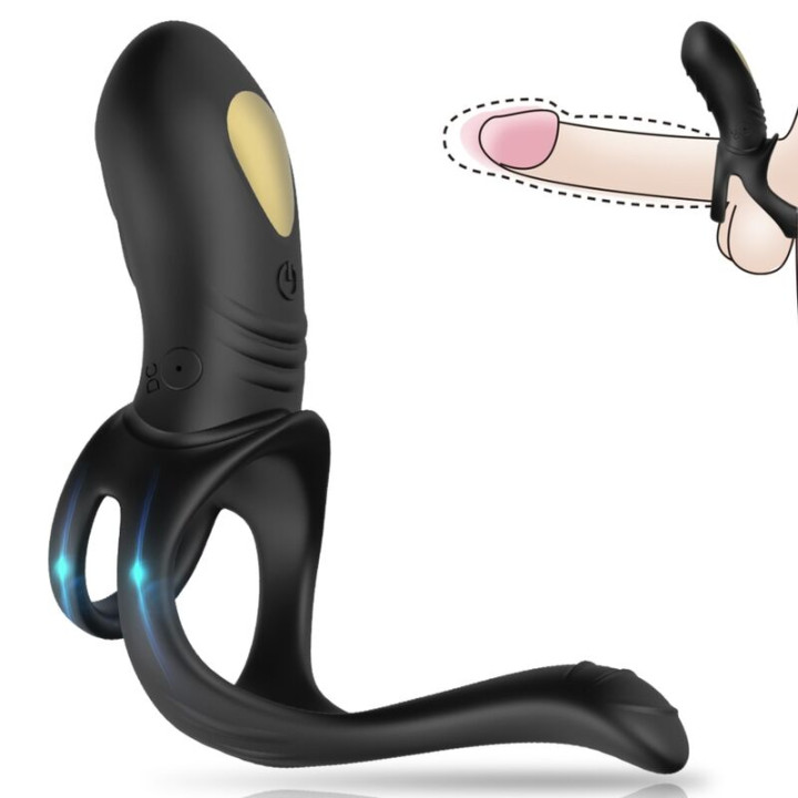 ARMONY - JOY JUMPER ANILLO VIBRADOR PAREJAS & PLUG ANAL NEGRO | VibraZon
