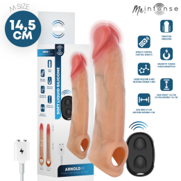 MR INTENSE - ARNOLD M VIBRADOR FUNDA PENE SILICONA CONTROL REMOTO 14.5 CM -Ø- 4 CM | VibraZon