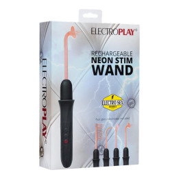 Varita Neon Stim con 4 Electrodos de Vidrio de Electro Play | VibraZon